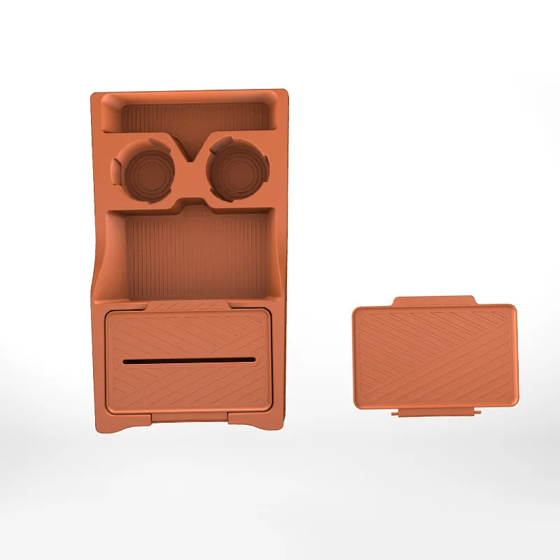 For BYD Formula Leopard Titanium 7 Center Control Lower Silicone Storage Box Anti-Slip Waterproof Interior Accessory Supplies