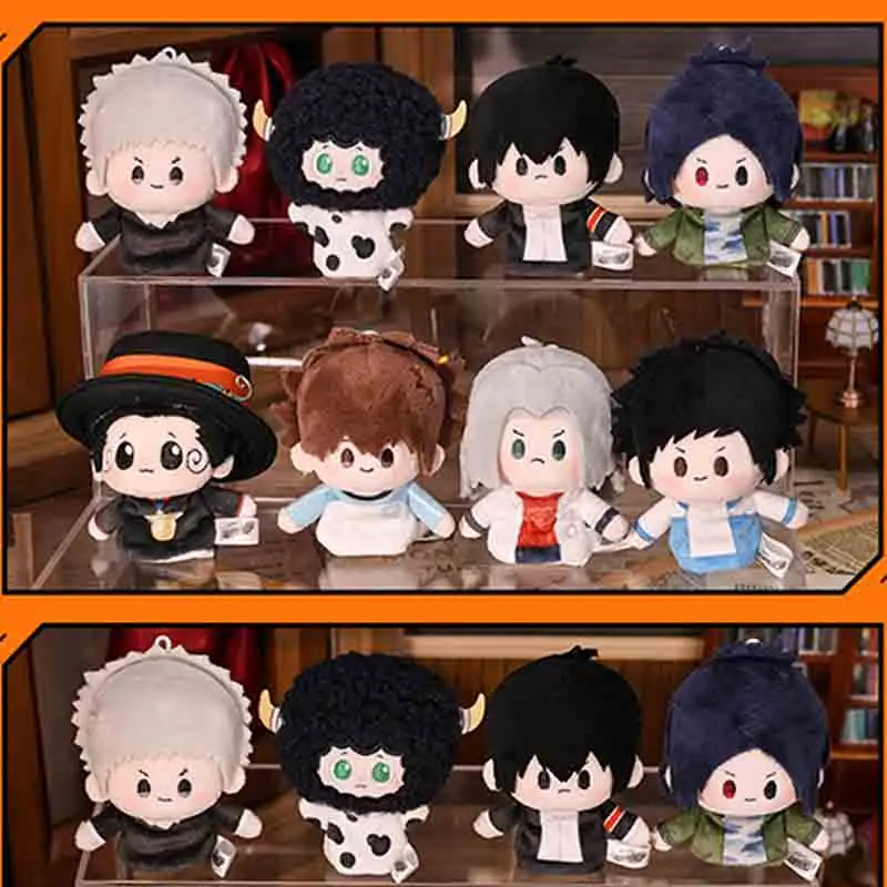 Новый подлинный Katekyo Hitman Reborn! Аниме периферийные устройства 10 см Nunu, хлопковая кукла с принтом, милая плюшевая слепая коробка, брелок, украшение, игрушка Gif