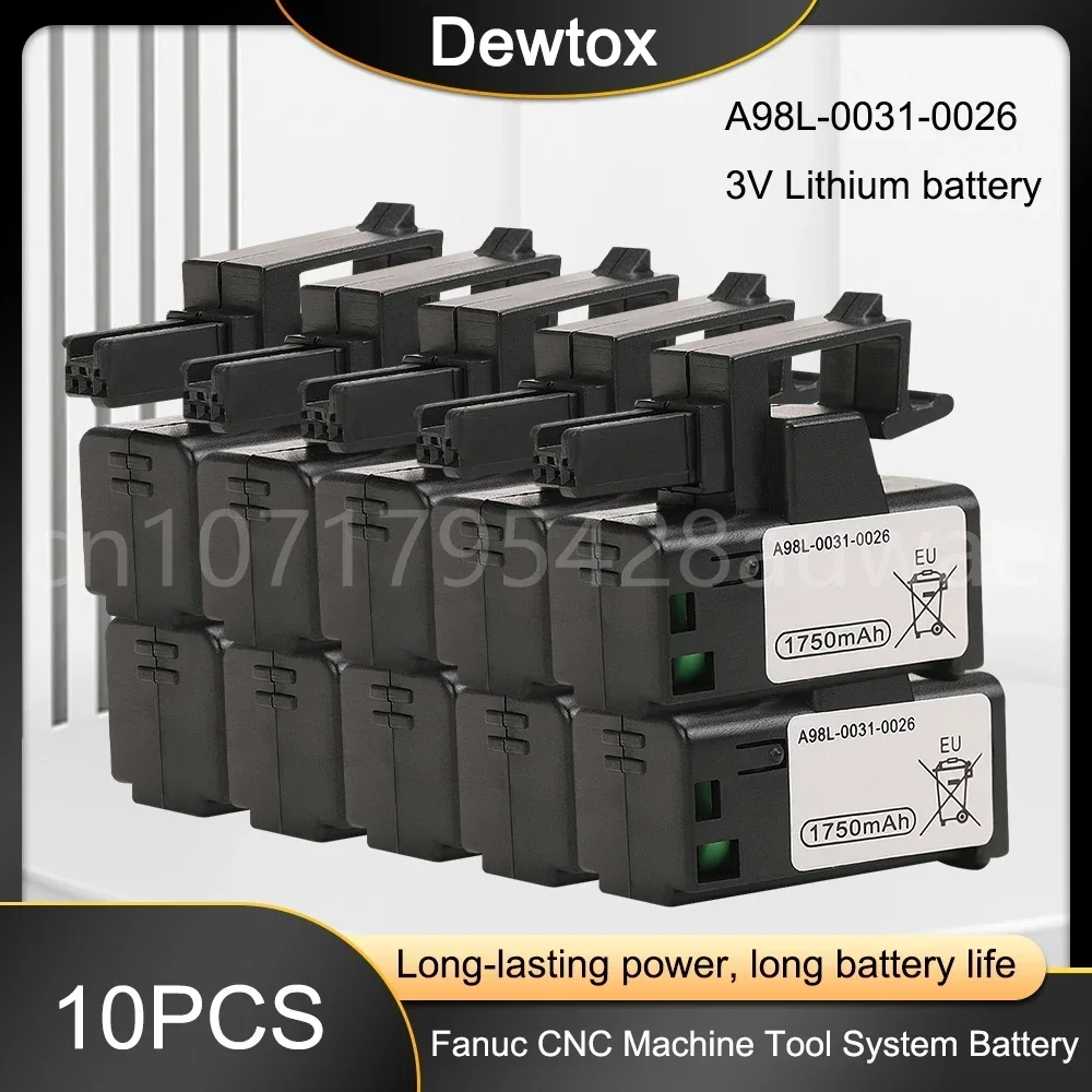 10 Uds Original a estrenar A98L-0031-0026 A02b-0309-k102 A02b-0309-k102 3V PLC CNC baterías de litio