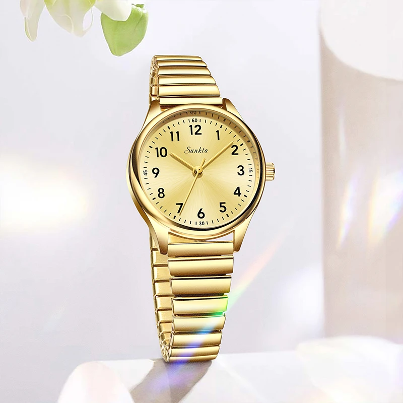 LIGE ใหม่นาฬิกาข้อมือควอตซ์สําหรับผู้หญิงสแตนเลสหรูหรากันน้ําผู้หญิงนาฬิกาแนวโน้มสบายๆสุภาพสตรีนาฬิกาของขวัญ