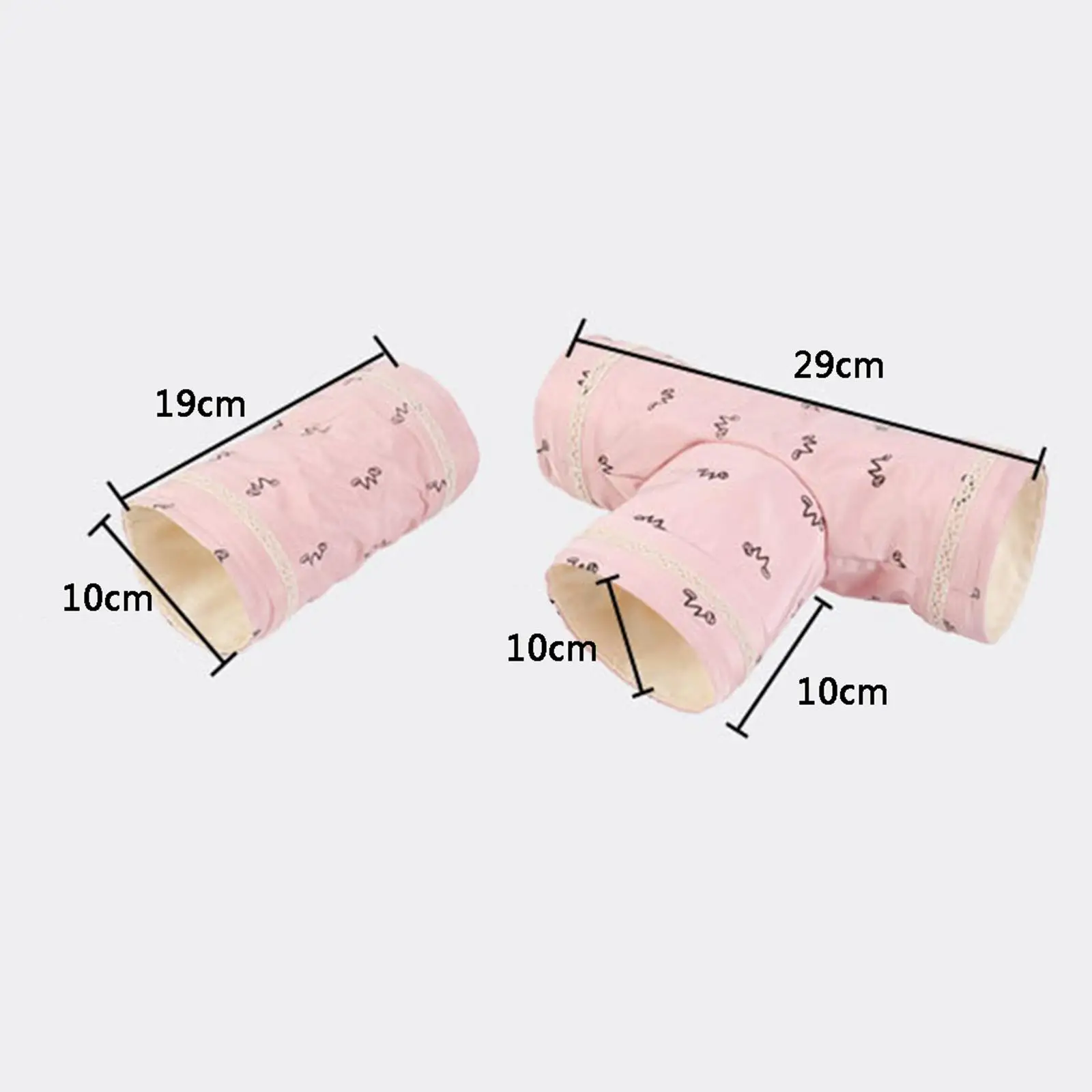 Mini Hamster Guinea Pig Tunnel 2-Way/3-Way Toy Pet Cages Hedgehog Tube House Cave Small Animals Rat Mouse Toy Pet Supplies view 6
