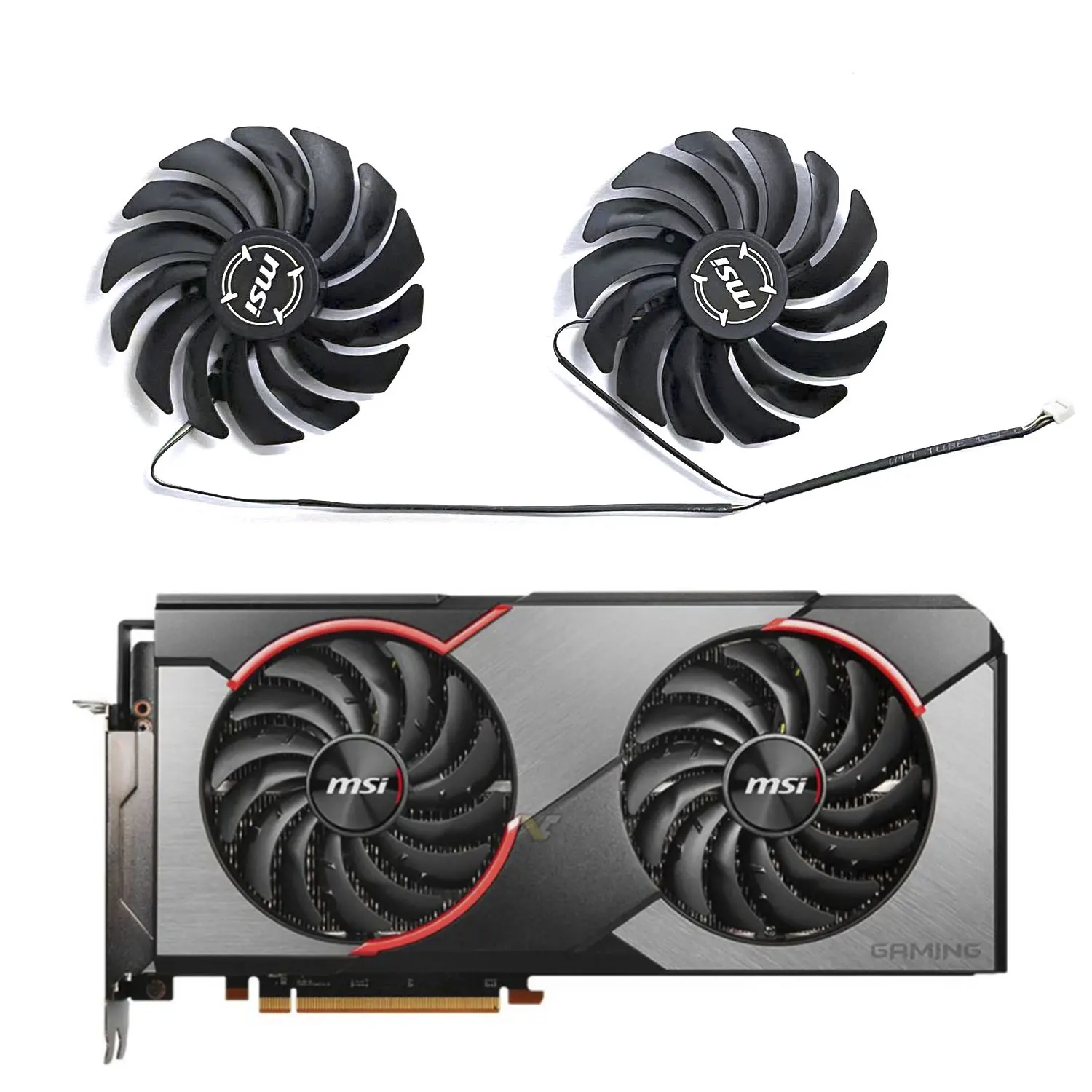 95MM 4PIN RX5700XT GPU Fan For MSI Radeon RX5600 5700 5700XT 8GB GAMING X graphics card replacement fan