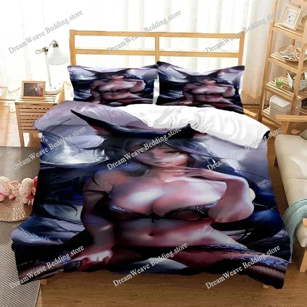

Sexy Beauty Cartoon Digital Printed Comforter Bedding Sets Bedding Set Luxury King Size Bedding Set Costomizable Luxury Gift
