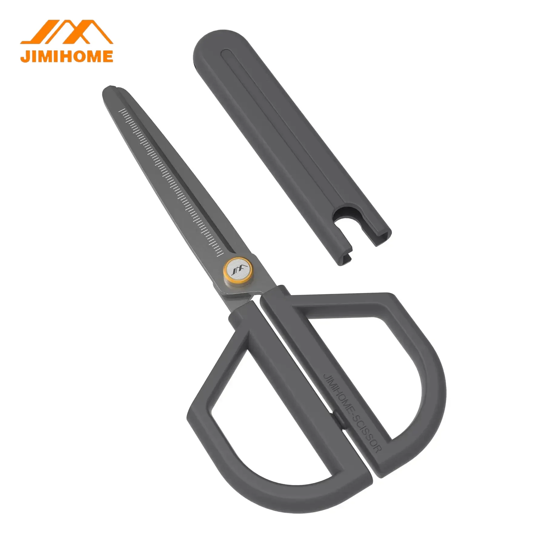 

JIMIHOME Household Stainless Steel Scissors Adjustable Protective Sheath Precision Scissors Resist Rusting DIY Tool