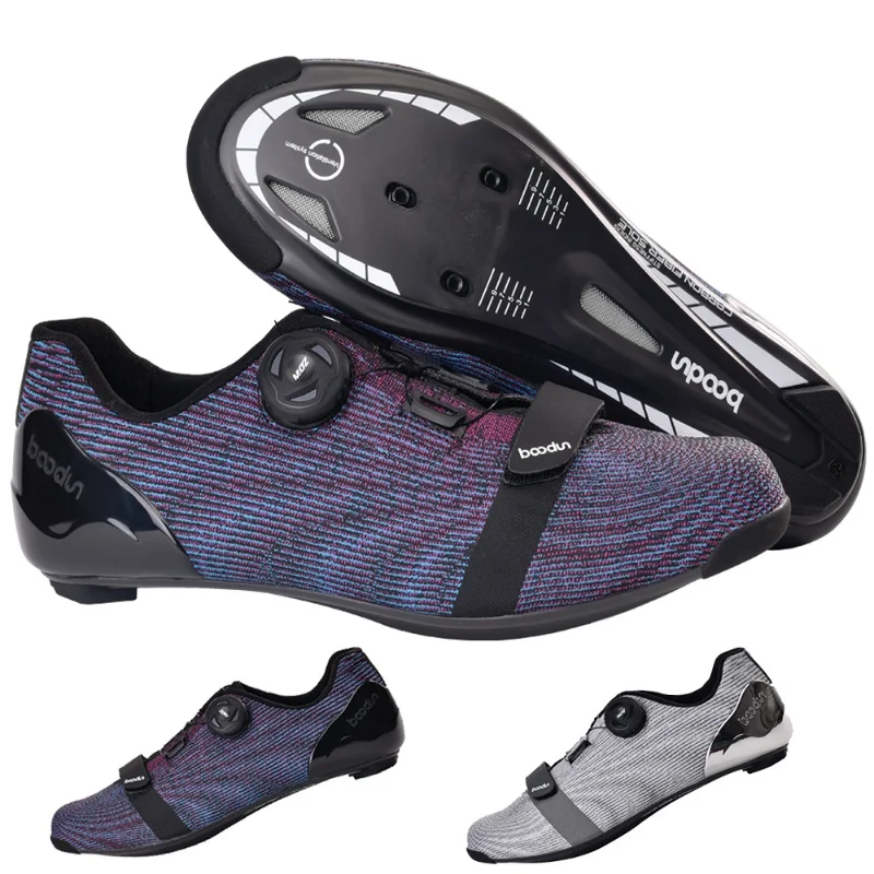 Road Bike Shose Cycling Shoes Men Sneakers Outdoor Dynamic Bicycle Non-slip Cleat Speed Flat Sneaker Racing SPD Road Footwear