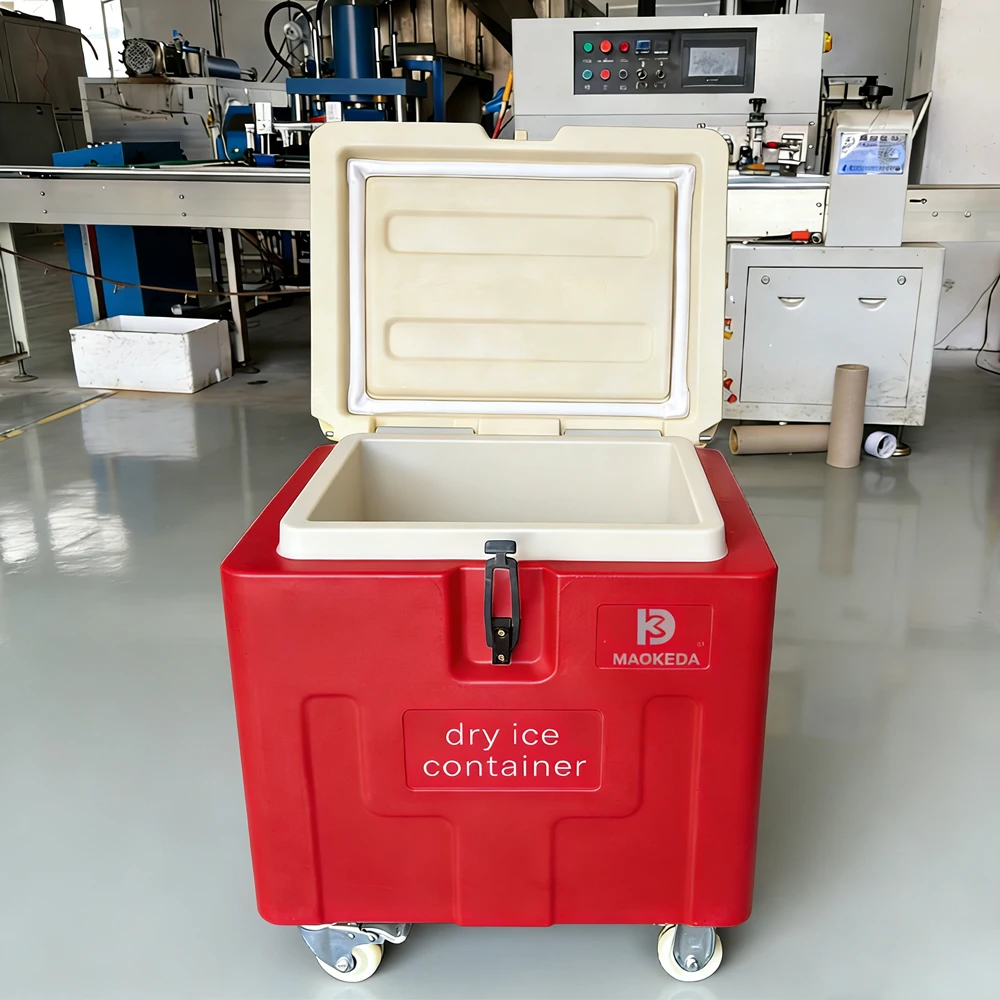 45L Rotomolded Thermal Modern Dry Ice Storage Cooler LLDPE Material Insulated Box for Food Pharma & Laboratory Use