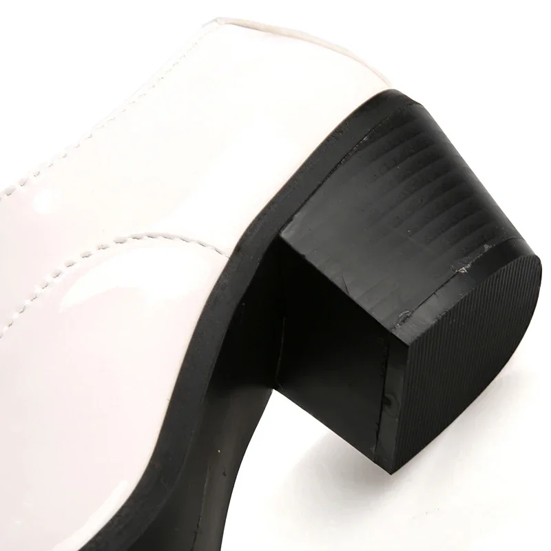 Big Size 6CM High Heel Man Dress Shoes Solid Color Formal Office Lace Up Party Wedding Business Height Increasing Leather Shoes