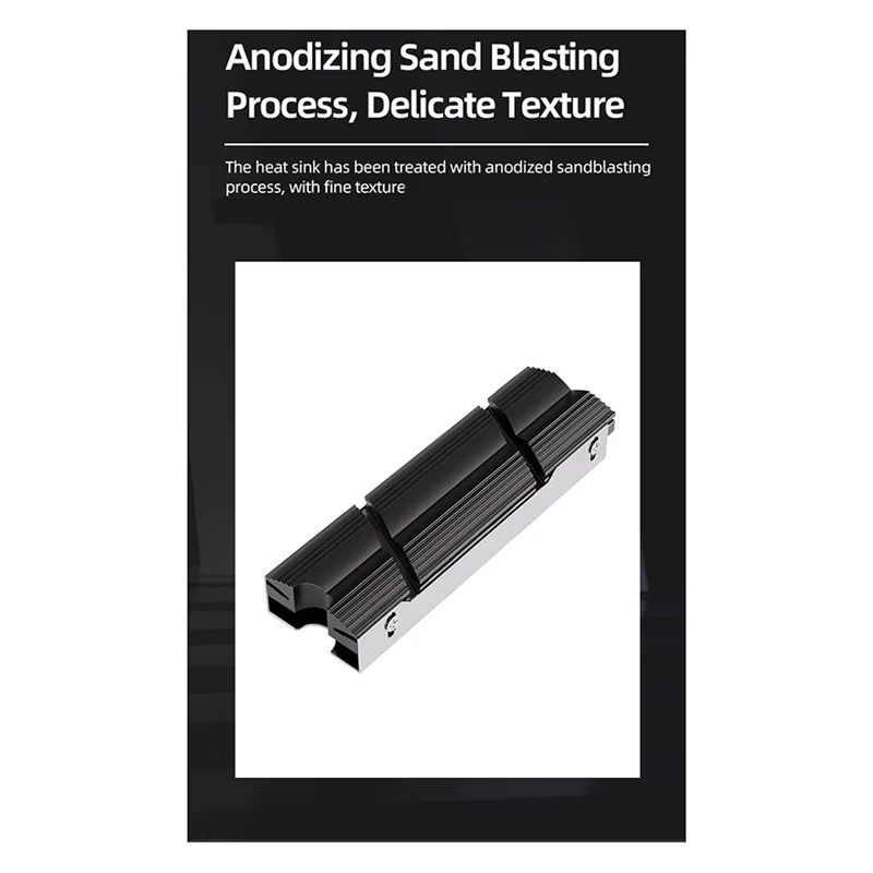 BNVN-M.2 2280 SSD Double-Sided Heat Sink TEUCER For PC / PS5 M2-9 With Thermal Silicone Pad Solid State Heatsink