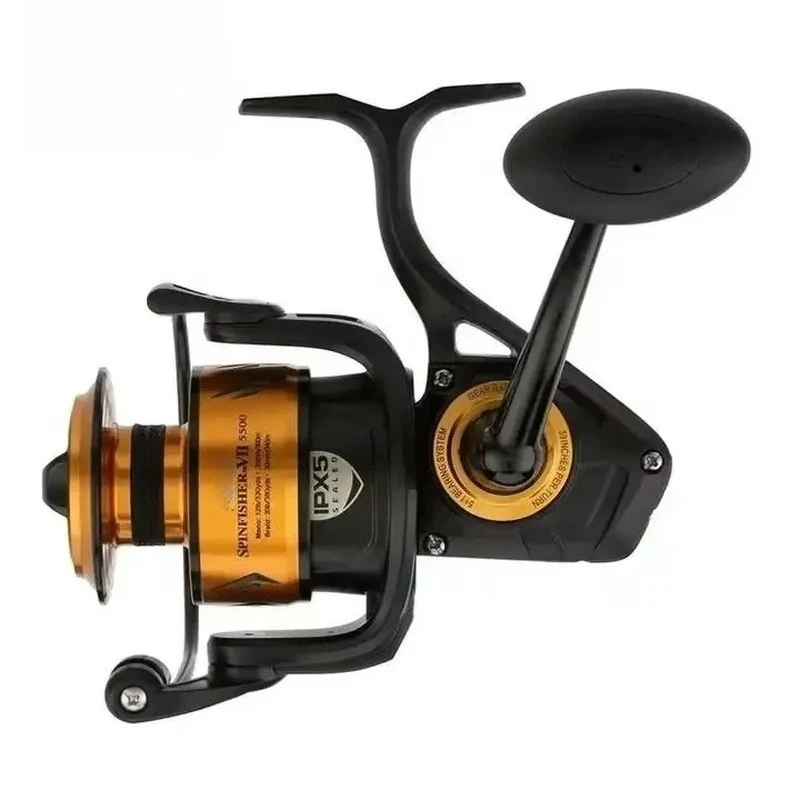 Hot Sale SSVII Metal Spinning Fishing Reel for Saltwater Fishing in Streams Rivers Lakes