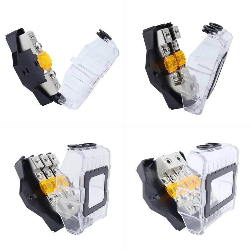 High Conductivity 1 Way/2 Way/3 Way/4 Way 80A Fuses Power Distributor With Fuses