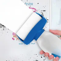 Reusable paint roller brush, wall repair and decoration tool, refillable bottle dispenser, container only, without paint 3