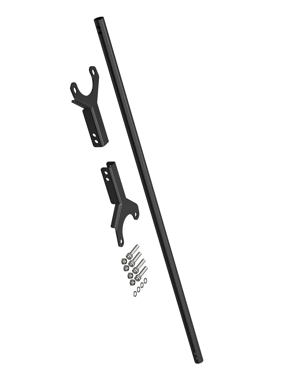 Barre de renforcement arrière en acier BEVINSEE pour BMW E46 323i 325i 328i 330i 1999-2006, uniquement compatible avec les berlines E46