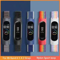 New Xiaomi Nylon Strap For Mi Band 7 6 5 4 3 Bracelet Sport Loop Smart Watch Pulsera Wristband Replacement Correa Miband