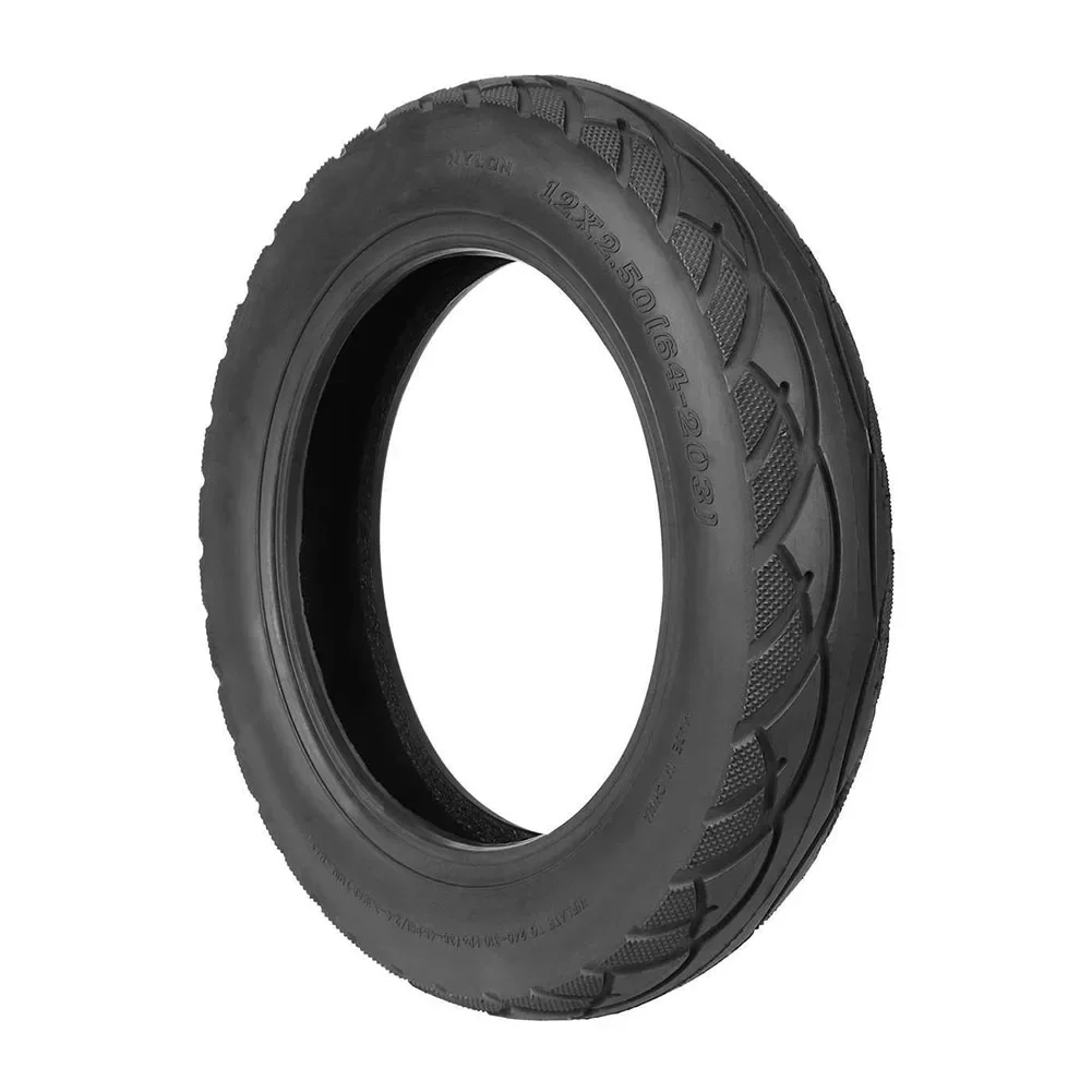 

1pc Tire 12inch 12*2.50(64-203) Road Outer Tire For Electric Vehicles Scooter 12*2.50 Wear-resistant Rubber Tires Accessories