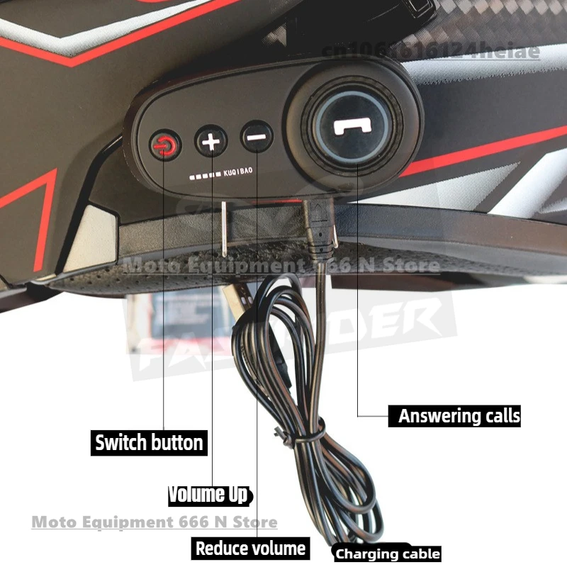 خوذة بلوتوث قابلة للطي قناع مزدوج العدسة كاسكو موتو كول خوذة دراجة نارية كامل الوجه خوذات الدراجات النارية وحدات شهادة DOT #3
