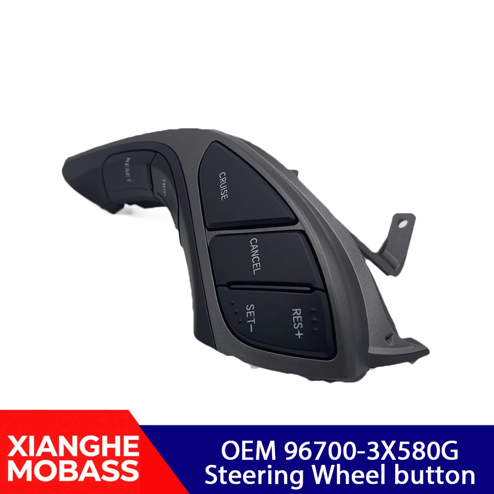 Black Left LH 1pc for Hyun-dai Elantra MD 2012 Multifunction Steering Wheel Cruise Control 96700 3X580 967003X580 96700-3X580