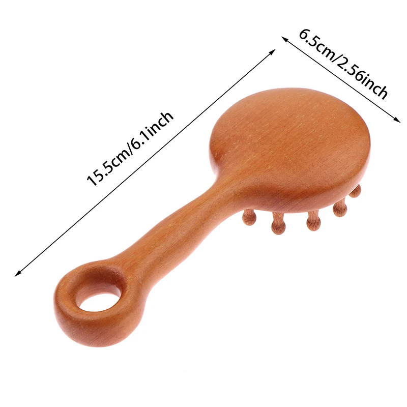 متعددة الوظائف الخشب العلاج تدليك مشط فروة الرأس رئيس مدلك خشب الصندل الطبيعي التعميم الأسنان غواشا كشط الجسم مدلك