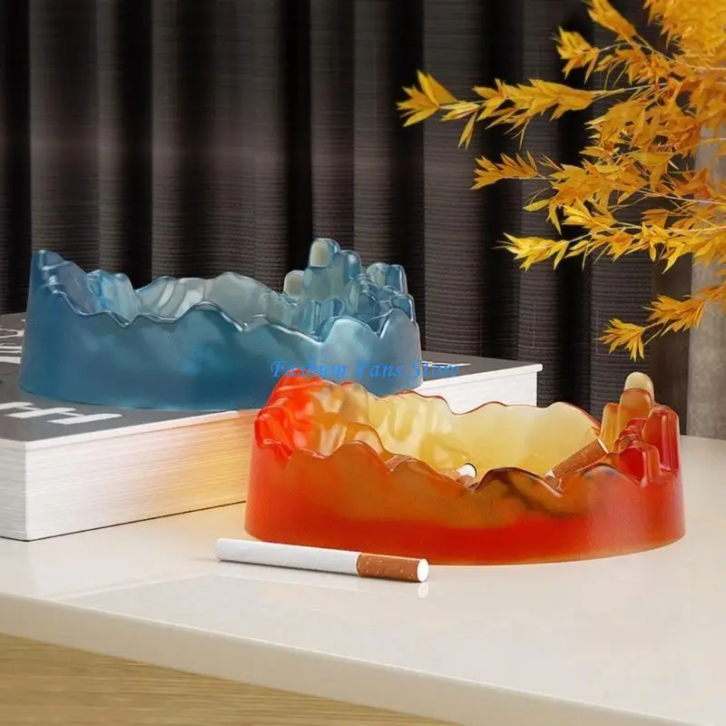 قالب راتنج الكريستال العنقودي، قالب منفضة سجائر السيليكون، قالب صندوق تخزين المجوهرات DIY