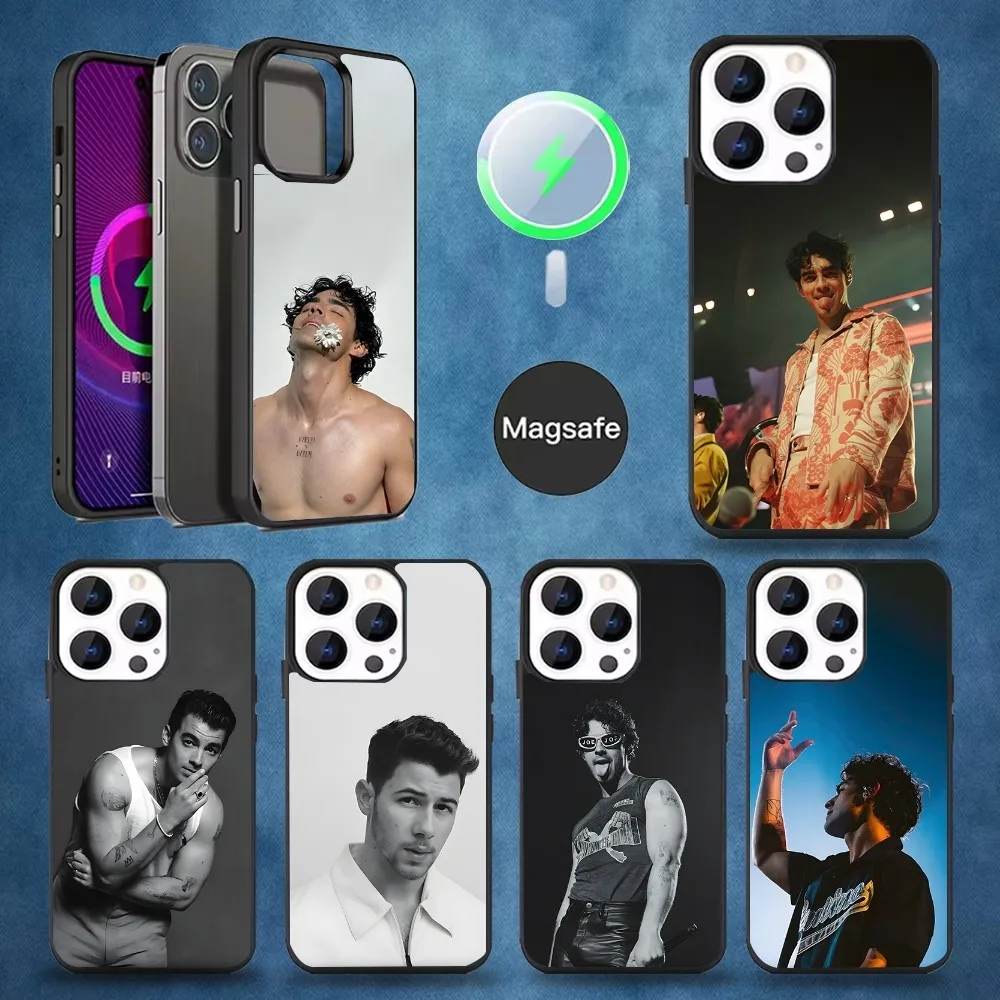 

Singer Joe J-Jonas Phone Case For iPhone 16,15,14,13,12,11,Pro,Max,Plus,Mini,Magsafe,Magnetic Wireless Charging Case