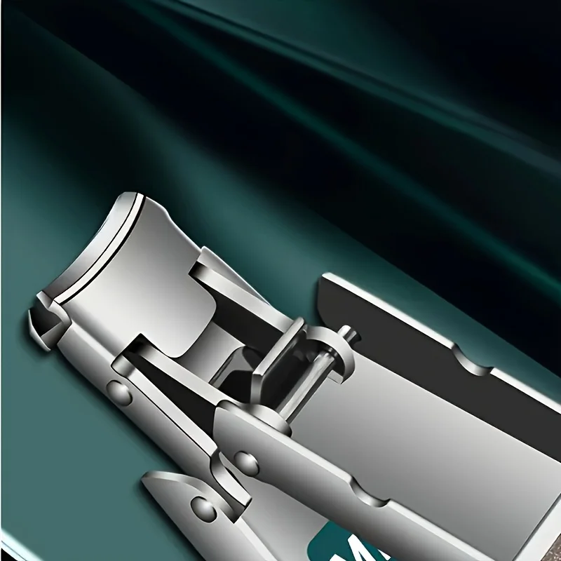 Cute Nail Clippers with Storage Stainless Steel Compact & Portable Nail Trimmer with Blade Angle Durable Manicure Tool