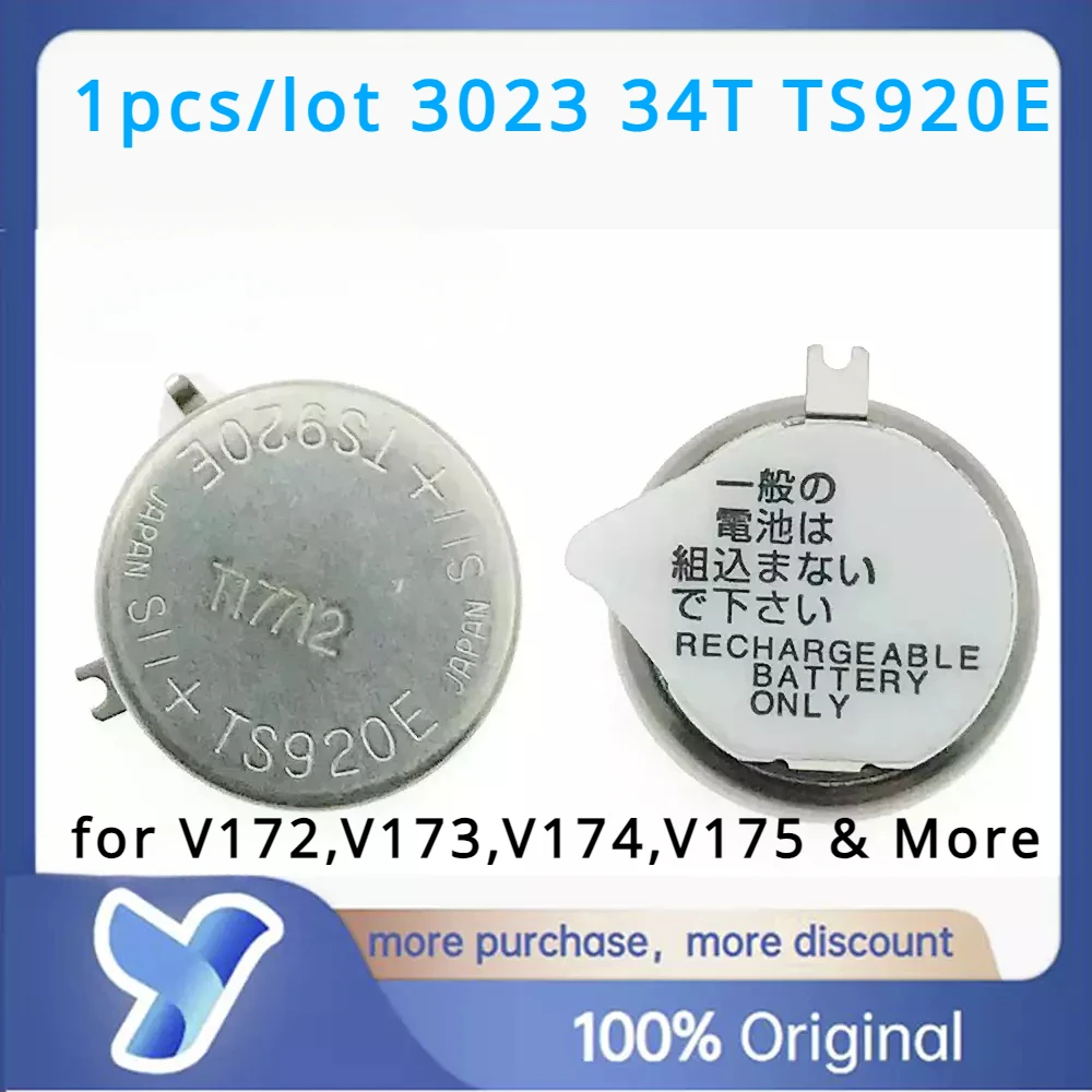

1 шт./партия, аккумулятор для часов Seiko, 3023-34T TS920E 3023,34 T TS920