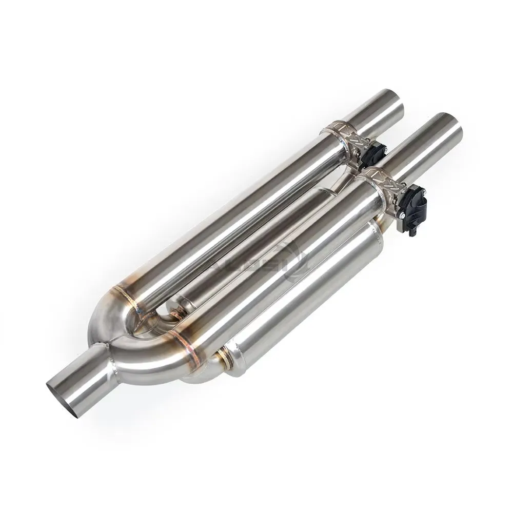 for Custom Valve Catback Exhaust Muffler for Ford Raptor F-150 2010-2020 Stainless Steel Sports Sound Performance Upgrade