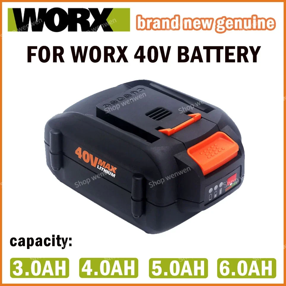 

WORX 40V 100% new Original brand new replaceable WORX 3.0AH/4.0AH/5.0AH/6.0AH lithium-ion battery tool battery WA3580