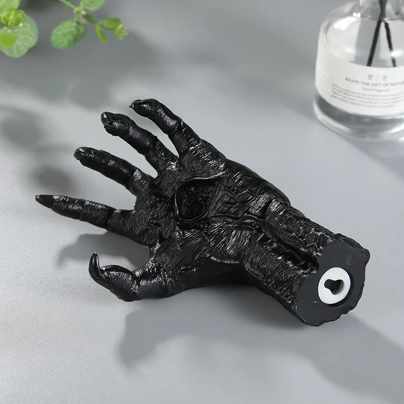 Black Gothic Witch\'s Hand Statues Creative Resin Home Decor Halloween Toys Gifts