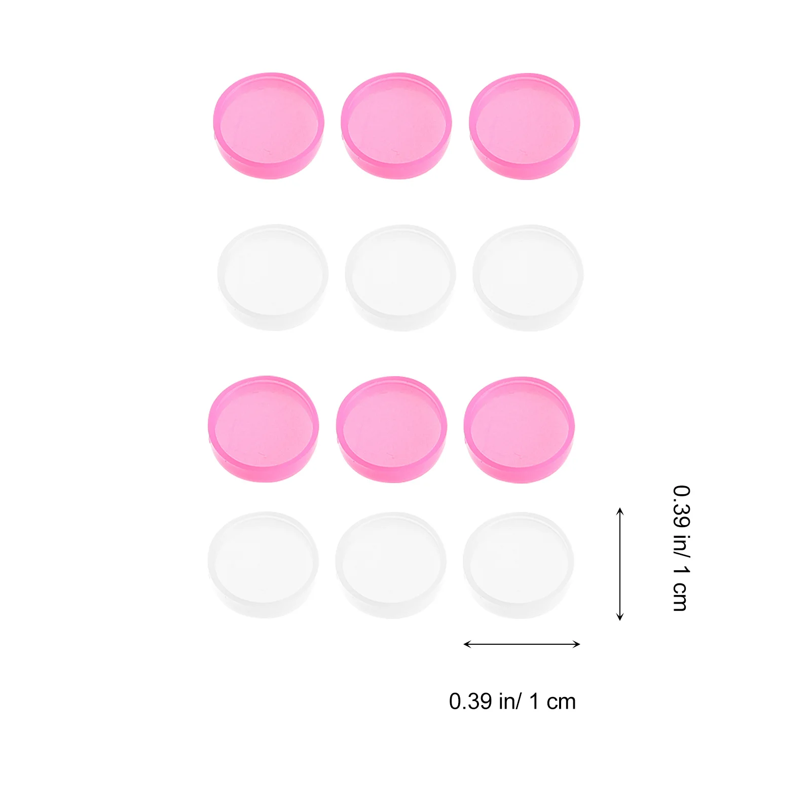 Ensemble de gobelets de colle pour cils, 200 pièces, support d'extension de cils de haute précision pour usage domestique et Salon, outil de greffage de faux cils facile à nettoyer