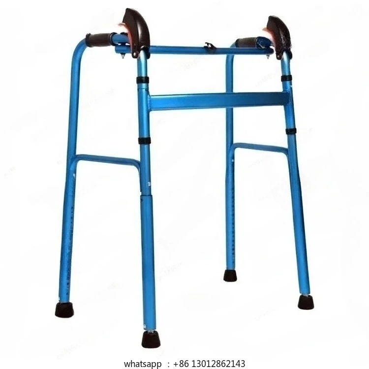 

Two-Color Optional Aluminum Lightweight Foldable Stair Climbing Disabled Walker