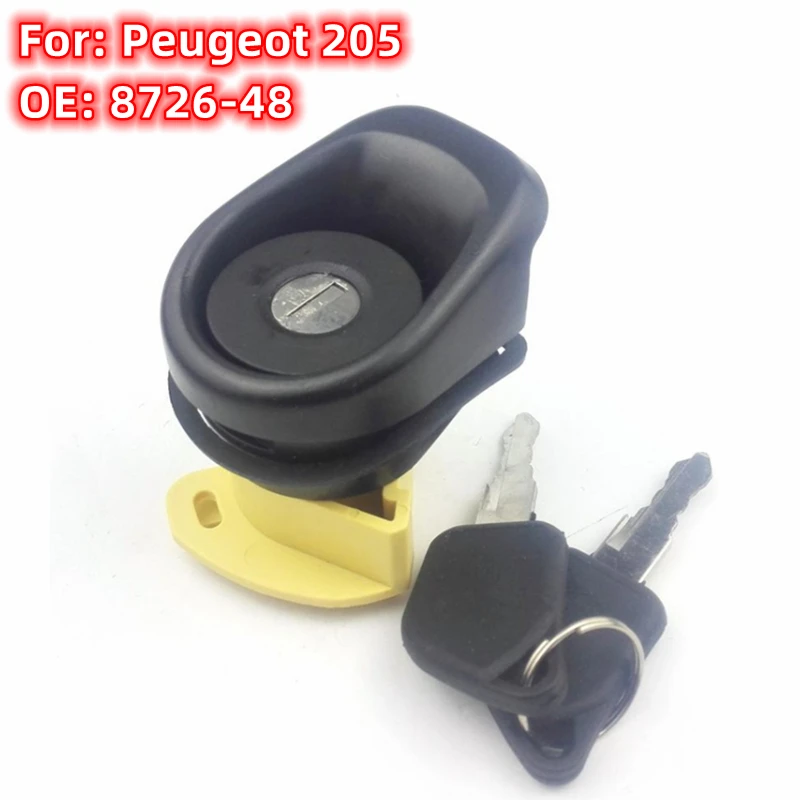 XIEAILI OEM Trunk Lid Lock Cylinder Auto Door Lock Cylinder For Peugeot 205   8726-48  872648  K813