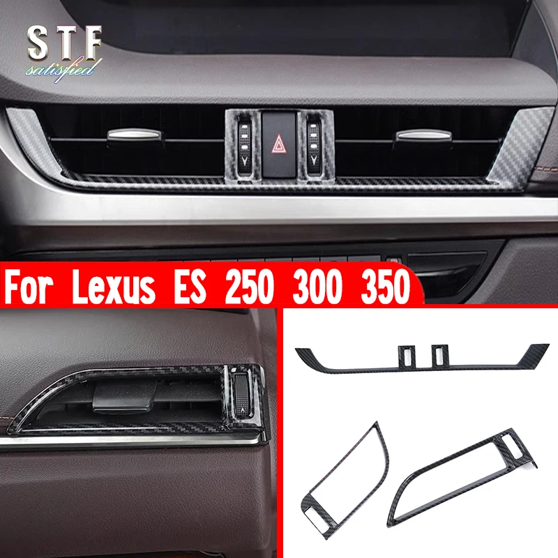 

Для Lexus ES 250 300 350 2019-2023 автомобильные аксессуары интерьерная Крышка для кондиционера выпускного отверстия декоративные наклейки для молдинга
