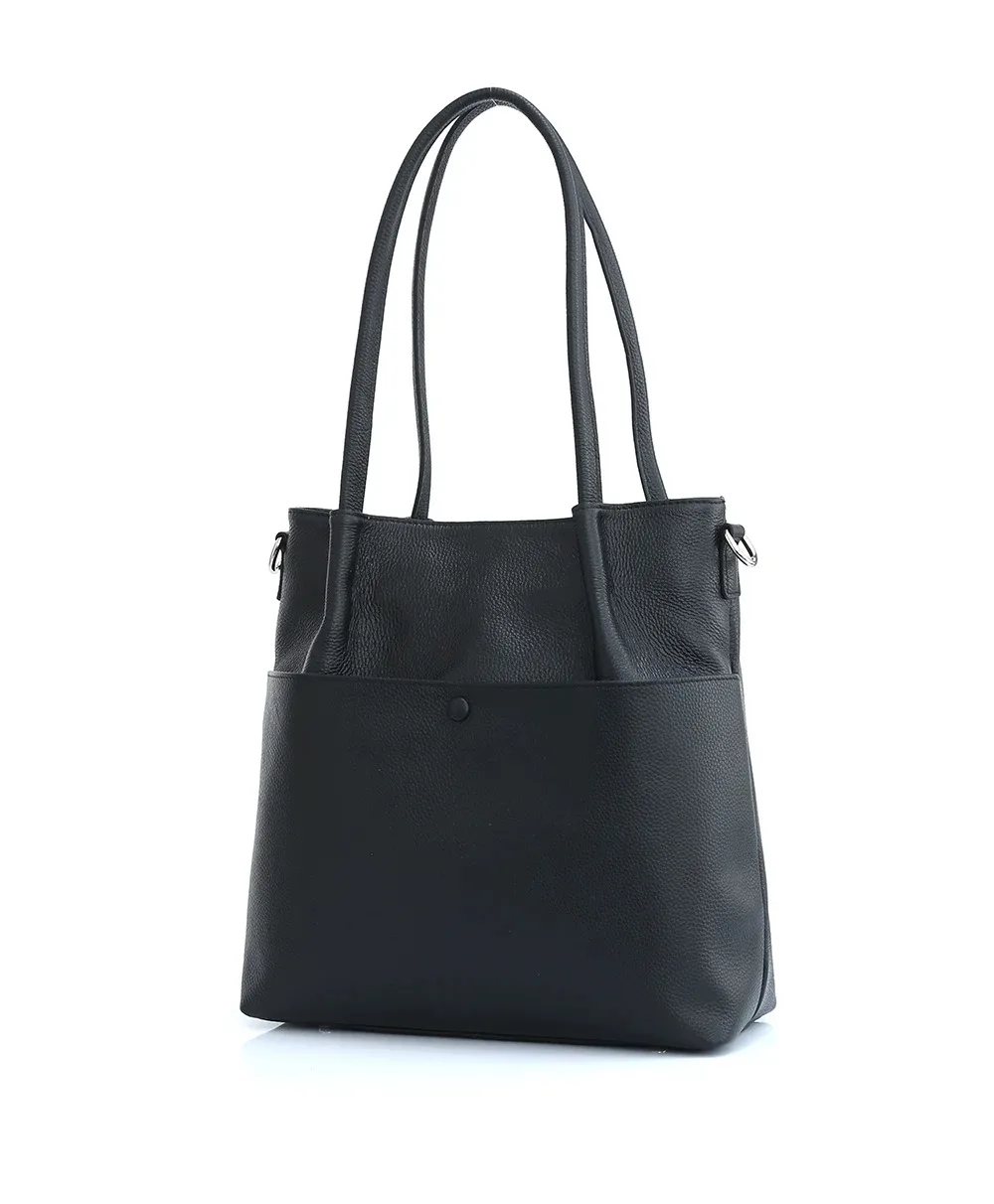 Zency Frauen Eimer Tasche Aus Echtem Leder Große Kapazität Shopper Luxus Casual Handtasche Weiblichen Umhängetasche Schulter Tragetaschen – Detail 8