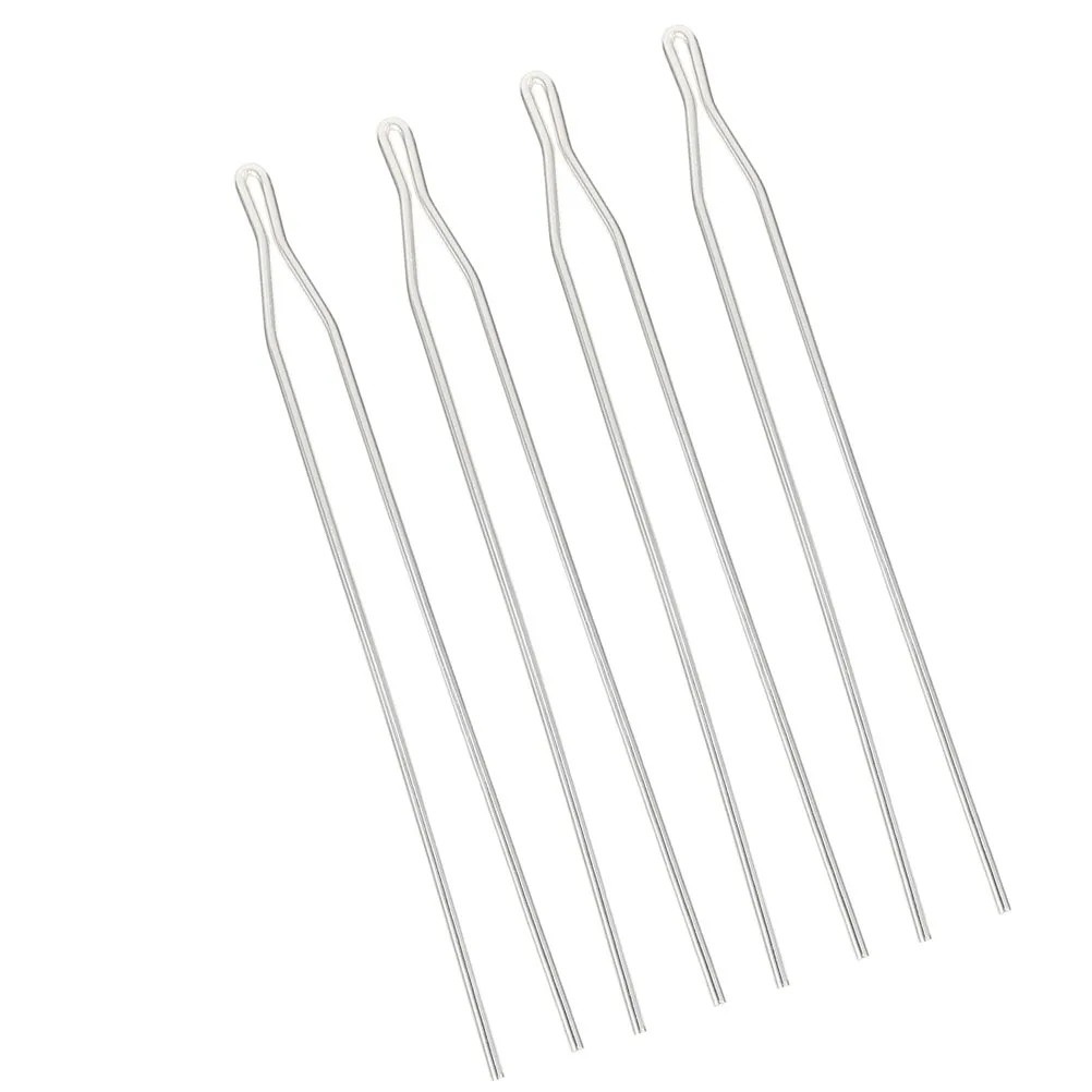 

4pcs Y Shaped Hairpins Traditional Sticks Diy Copper Hairpin Making Materials Vintage Style Headdress Accessories For Bun Clips