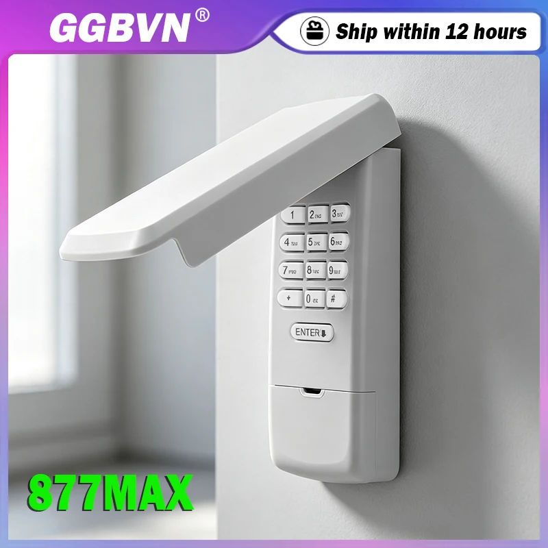 LiftMaster 877MAX 878MAX 877LM 976LM 977LM 940EV 376LM 377LM 387LM Wireless Password Garage Door Opener Keypad Remote Control
