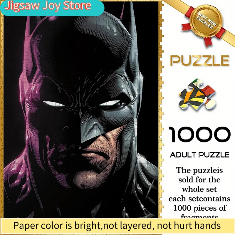 

Warner Bros. Seamless Jigsaw Puzzle Z10.31-98, Comic-Style Two-Tone Head Sculpture Design, Durable Thickened DIY Puzzle, Adul