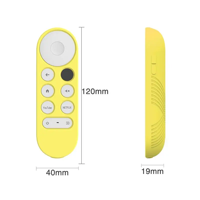 Soft Silicone Case For Google Chromecast Remote Control Protective Cover Shell For Google TV 2020 Voice Remote Control D Durable view 6