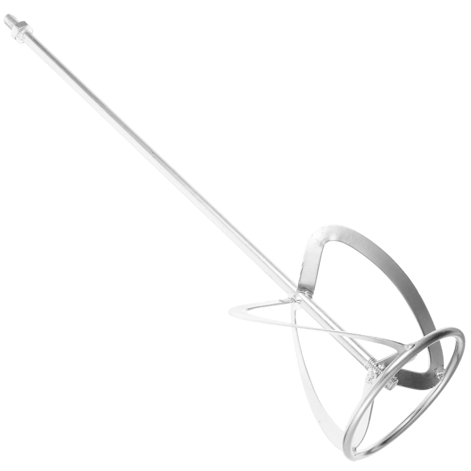 Screwdriver Stirring Rod Electric Whisk Steel Paint Mixer Part Silver Galvanized