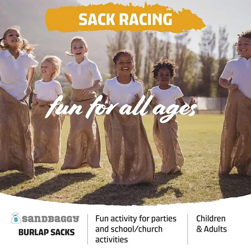 Outdoor Games Jumping Bag Kids Adult Family Jumping Race Supplies Sack Fun Speelgoed School Sports Training Activity Jumping Bag