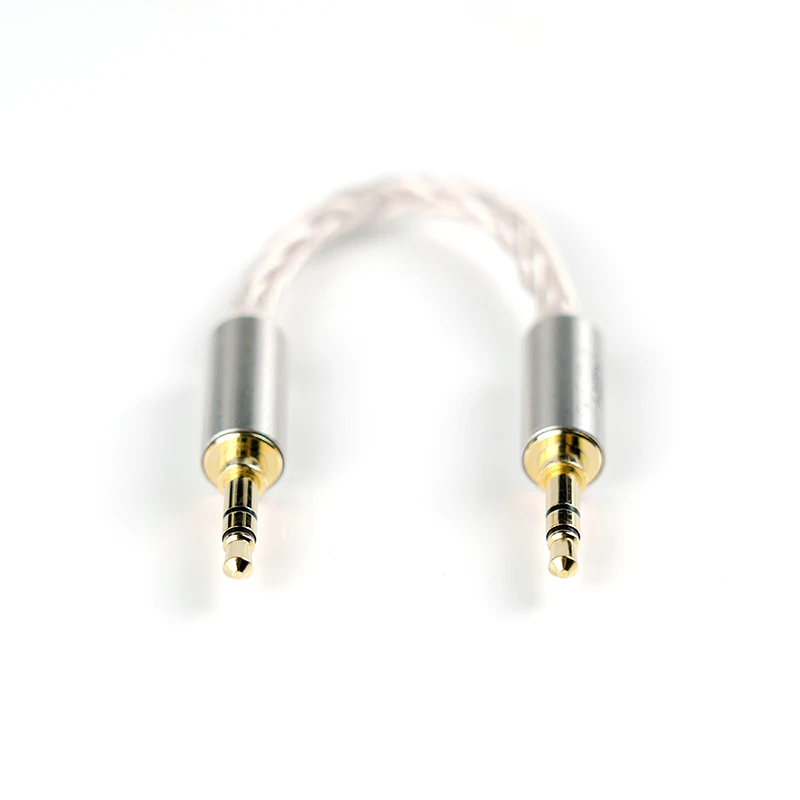 HiBy AUX HiFi kabel Audio męski pozłacany miedziany Jack 3.5mm / 4.4mm dla R2 R3 R5 R6 R8 MP3 odtwarzacz muzyczny głośnik samochodowy