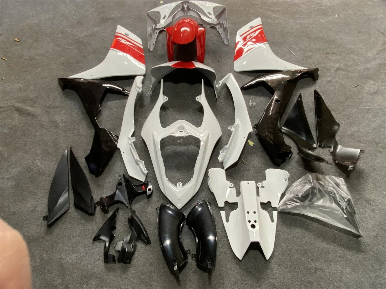 Motorcycle fairing for Yamaha R1 2007 2008 Red & White Series Body Shell Kit Motorcycle Shell Motorcycle Accessories