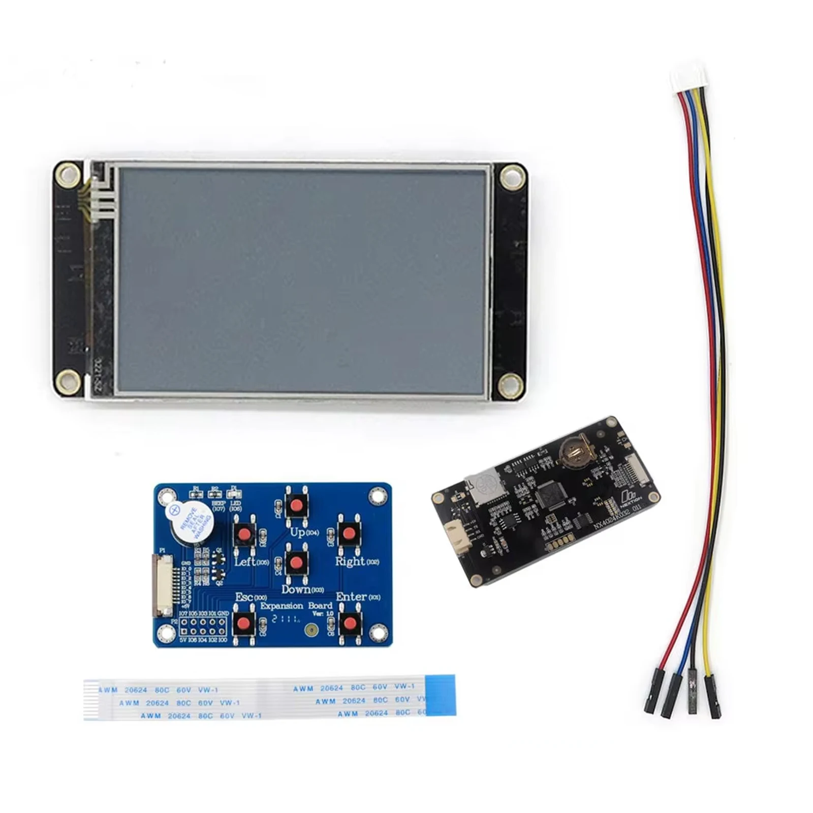 

3.2" USART HMI Touch Display NX4024K032 400x240 LCD Screen with I/O Expansion Board for Industrial Control & Arduino