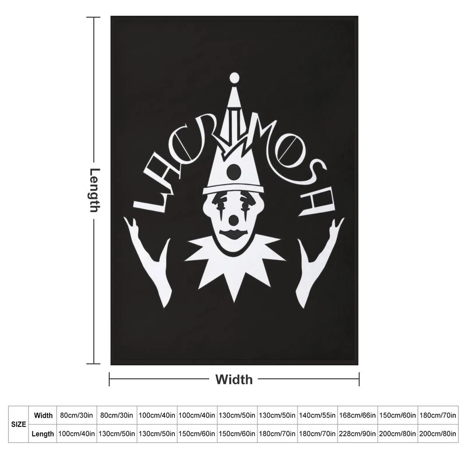 Lacrimosa Rock Band Germany Throw Blanket Bed linens Quilt Polar bed plaid Luxury Throw christmas gifts Blankets