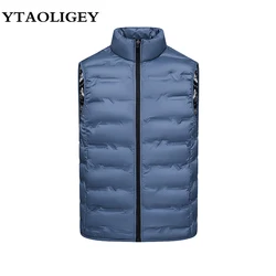 Gilet invernale da uomo in piumino d'anatra 2023 cappotto ultraleggero senza maniche gilet gilet Ultra sottile caldo leggero piumino