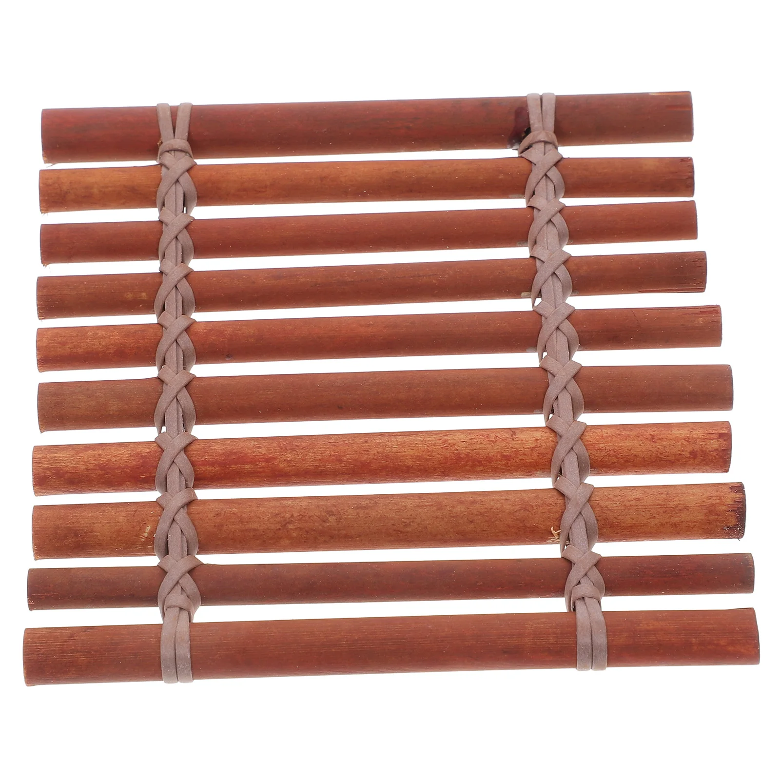 1pcs Bamboo Raft Micro Landscape Unique Weaving Design Material For Photography Props Miniature Gardens Teaching