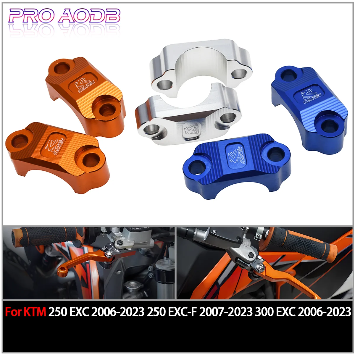 

Motorcycle Clutch Brake Master Cylinder Handlebar CNC Clamp Cover For EXC EXCF SX SXF SXS 65 85 250 300 350 400 450 2006-2023