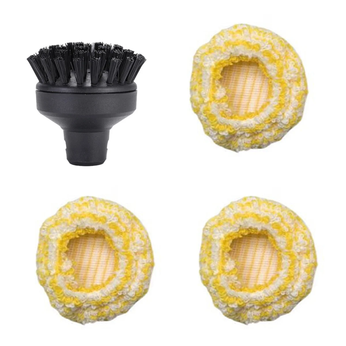 Accessoires pour aspirateur à vapeur Karcher SC2 SC3 SC4 SC5, grande brosse ronde, couvercle de vapeur, chiffon de vadrouille en microfibre-Furlan