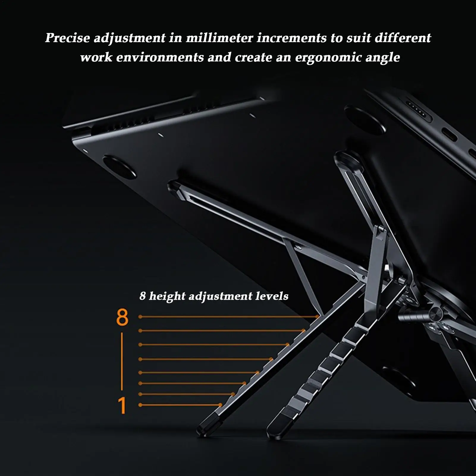 

Подставка для планшета для стола, регулируемый портативный складной держатель для ноутбука, планшета, магнитный штатив для телефона для путешествий, офиса, улицы, в помещении