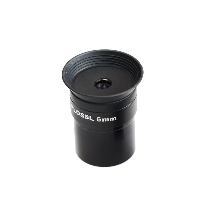 Pièces de télescope d'astronomie, oculaire PLOSSL de 1.25 pouces PL6mm 10mm 25mm, revêtement multicouche, film anti-reflet, aberr achromatique