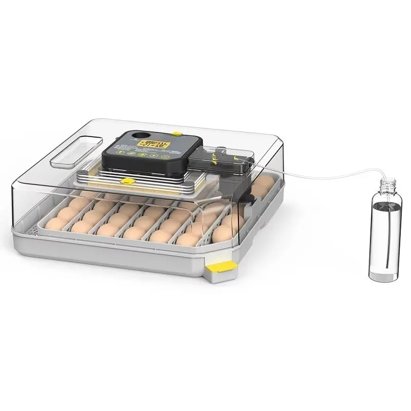 

WONEGG 48 Eggs Pro Incubator, Auto Hatcher, External Water Fill, Dual Power Home Farm Use